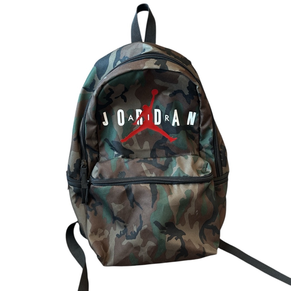 Jordan Green and Red Backpack Durable Design